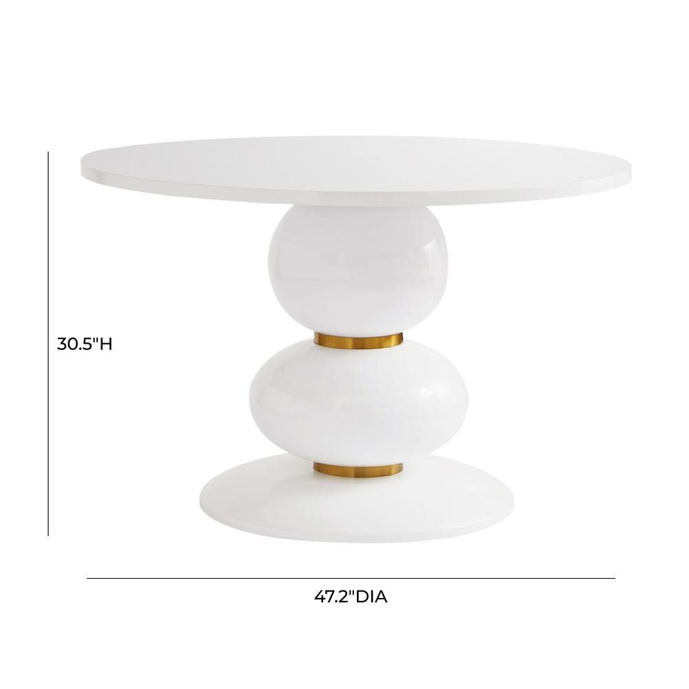 Arianna 48" Round Dinette Table. Picture 7