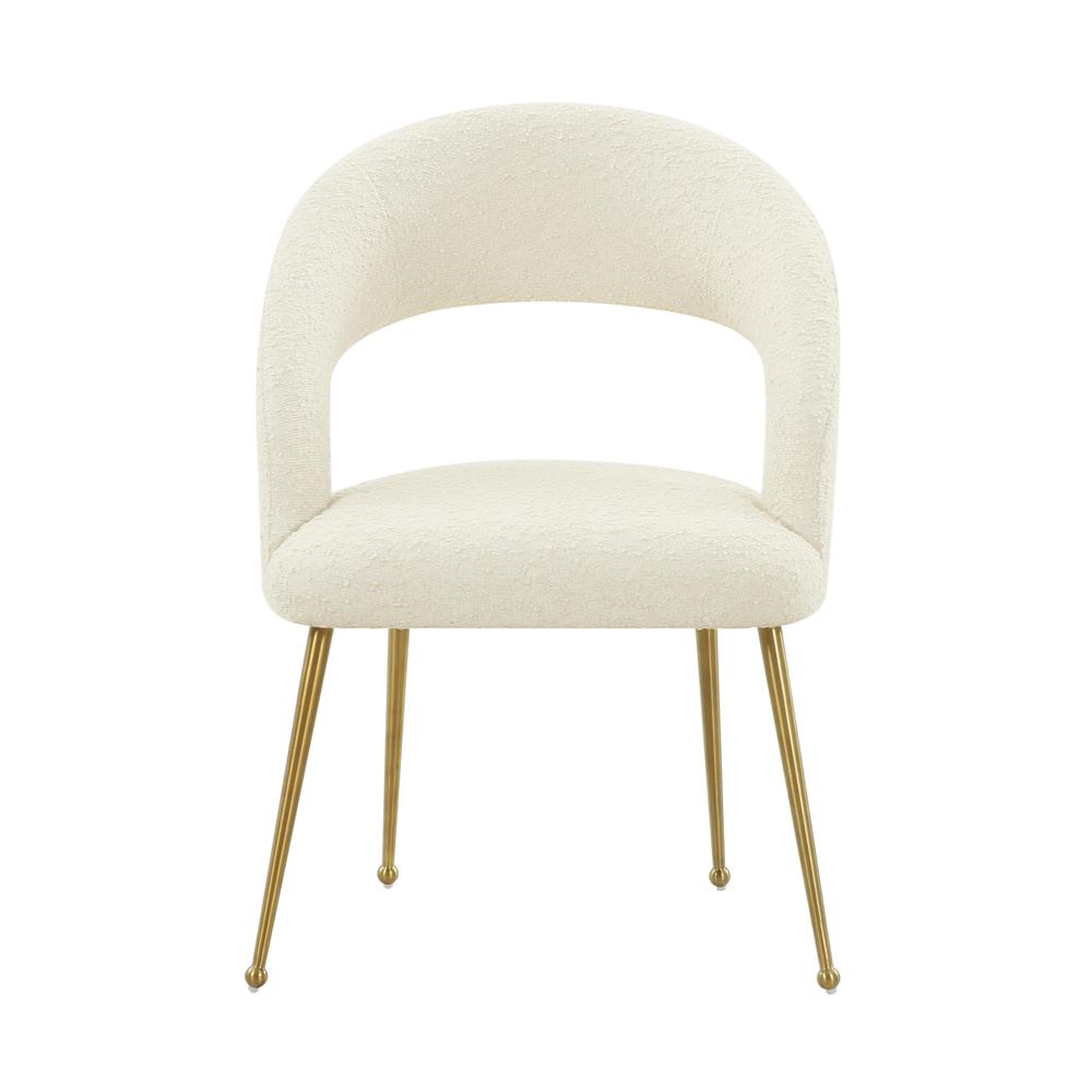 Rocco Cream Boucle Dining Chair. Picture 2