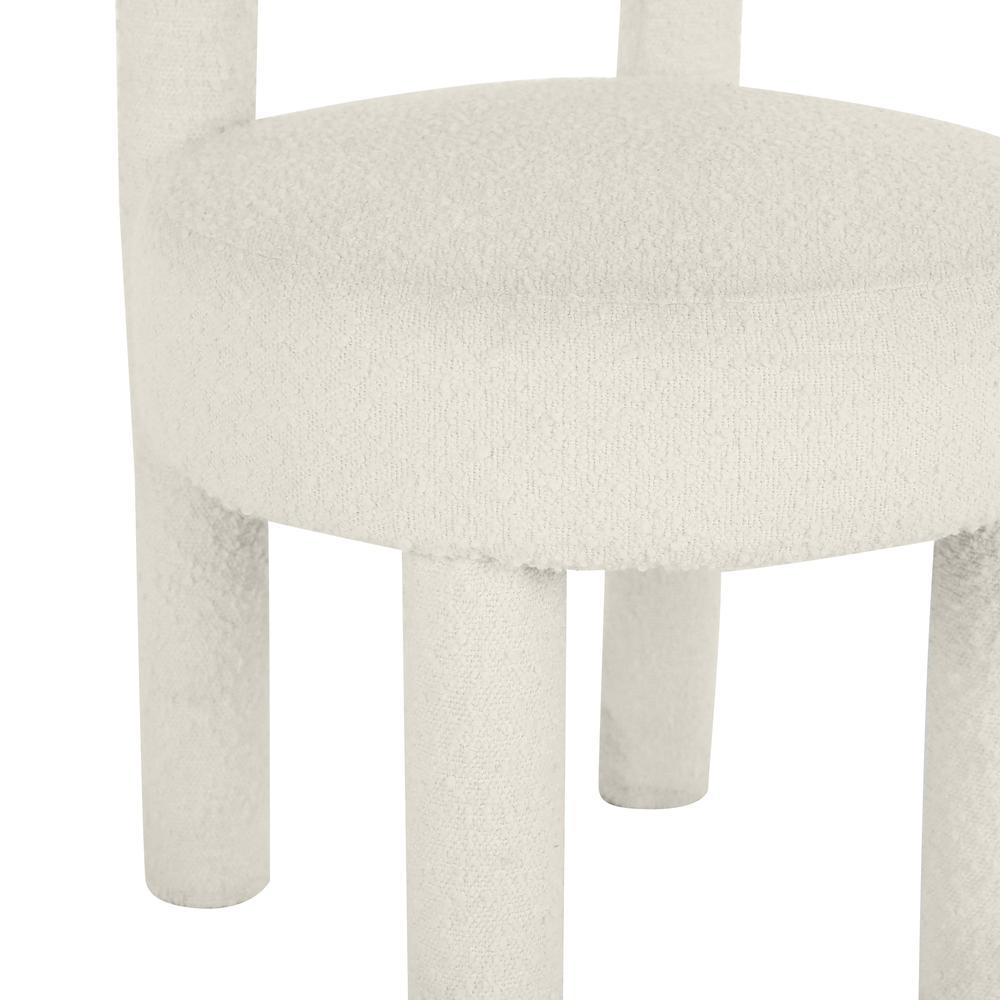 Carmel Cream Boucle Dining Chair. Picture 4