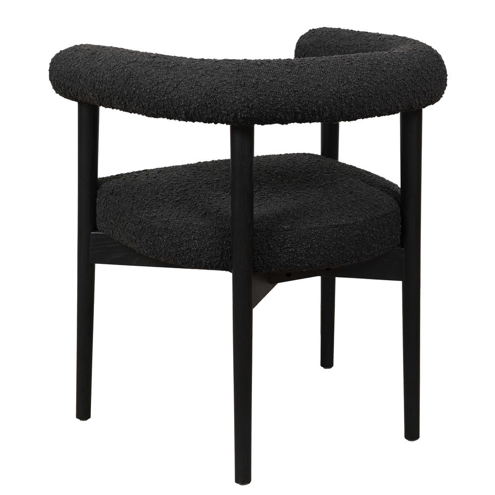 Spara Black Boucle Dining Chair. Picture 4