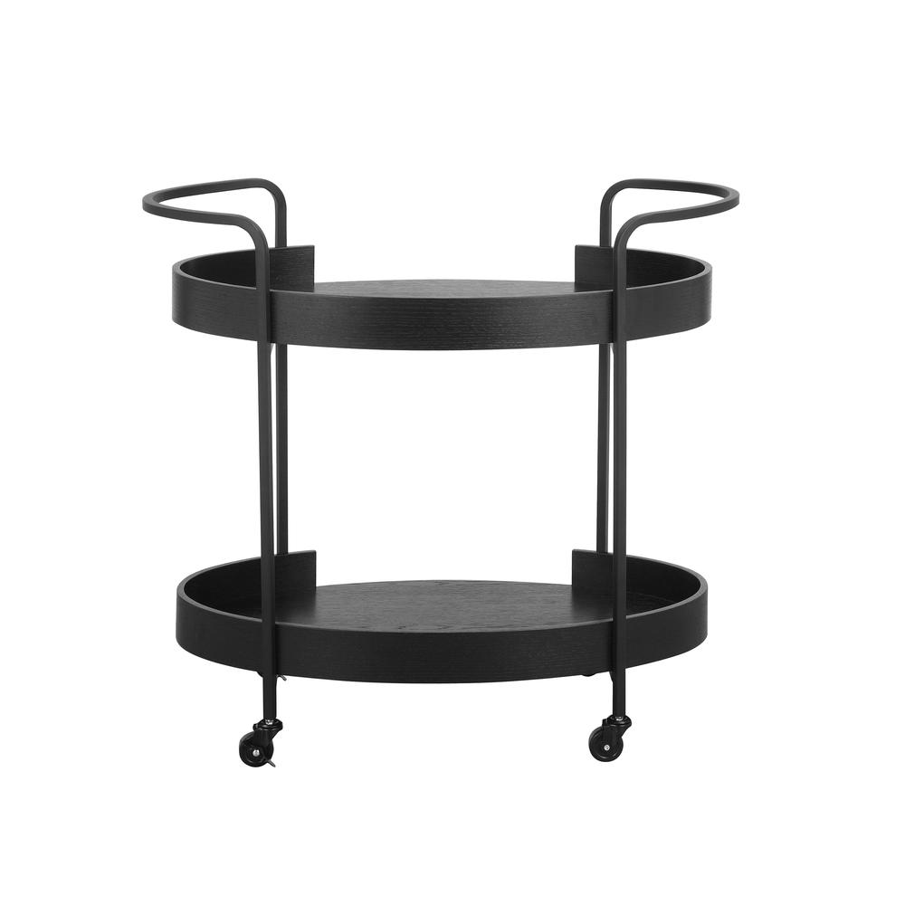 Cyril Black Bar Cart. Picture 2