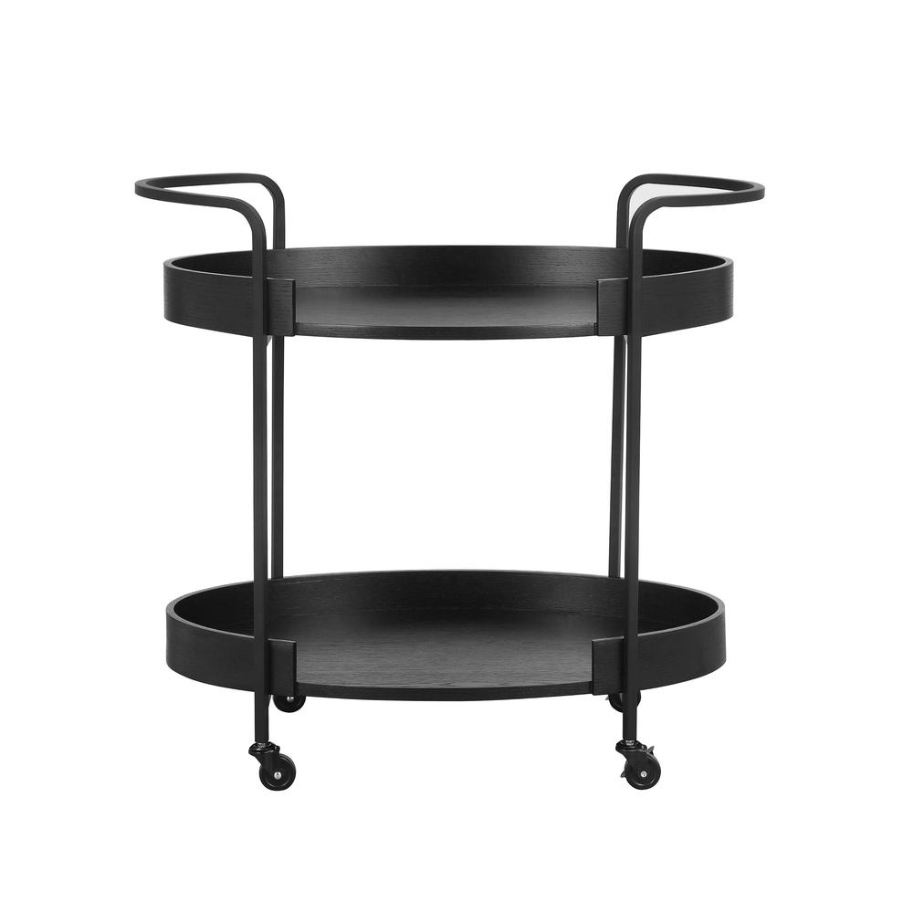 Cyril Black Bar Cart. Picture 3