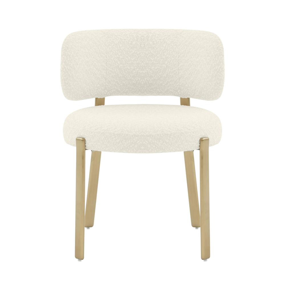 Sophisticated Cream Boucle Dining Chair, Belen Kox. Picture 2