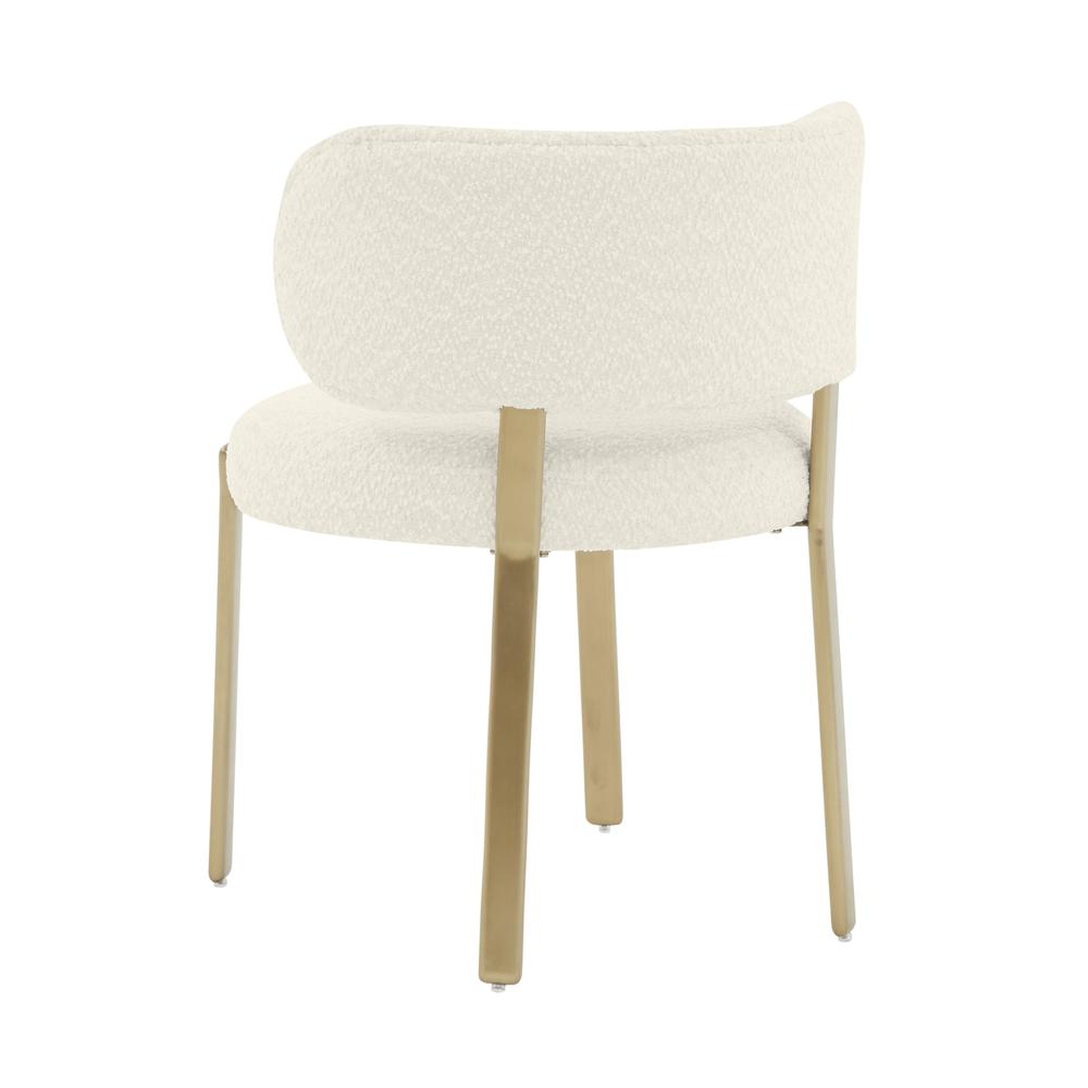 Sophisticated Cream Boucle Dining Chair, Belen Kox. Picture 3
