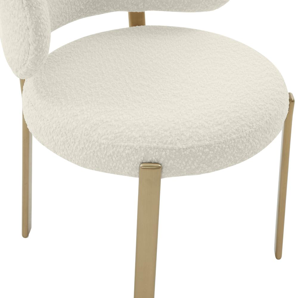 Margaret Cream Boucle Dining Chair. Picture 4