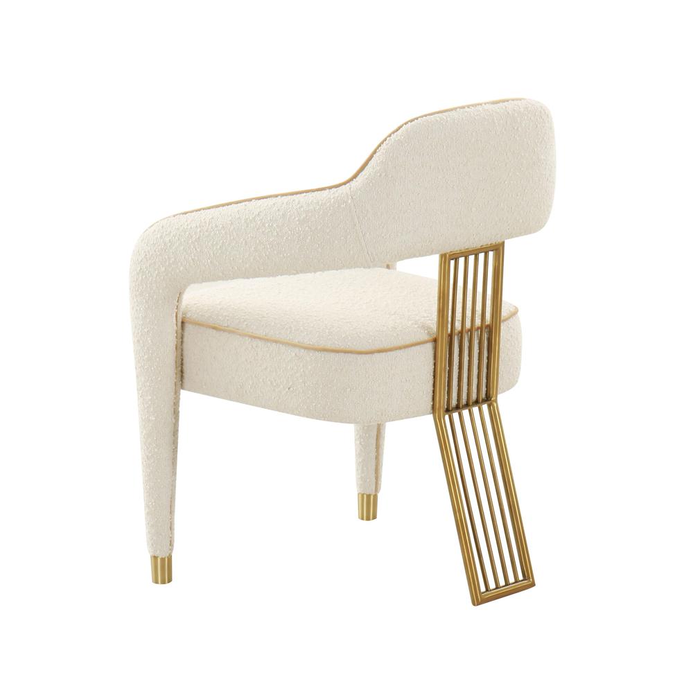 Cream Boucle Luxe Dining Chair, Belen Kox. Picture 3