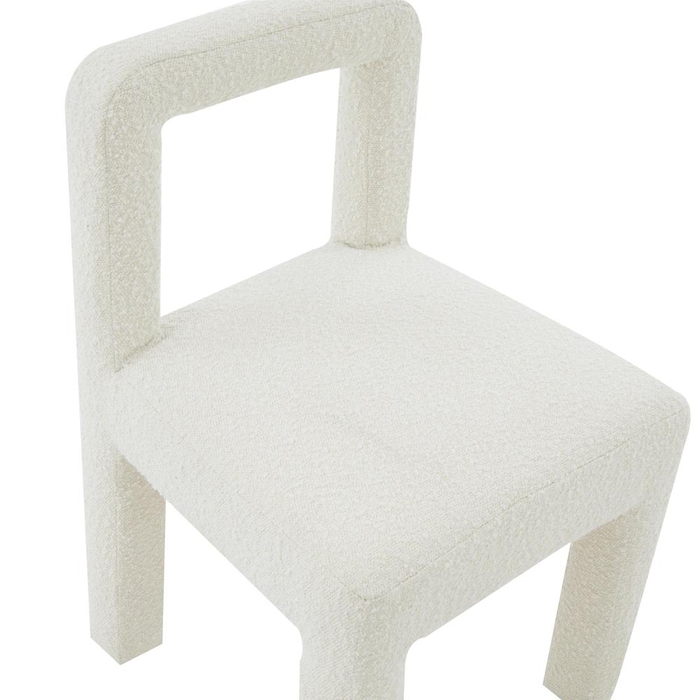 Hazel Cream Boucle Dining Chair. Picture 4