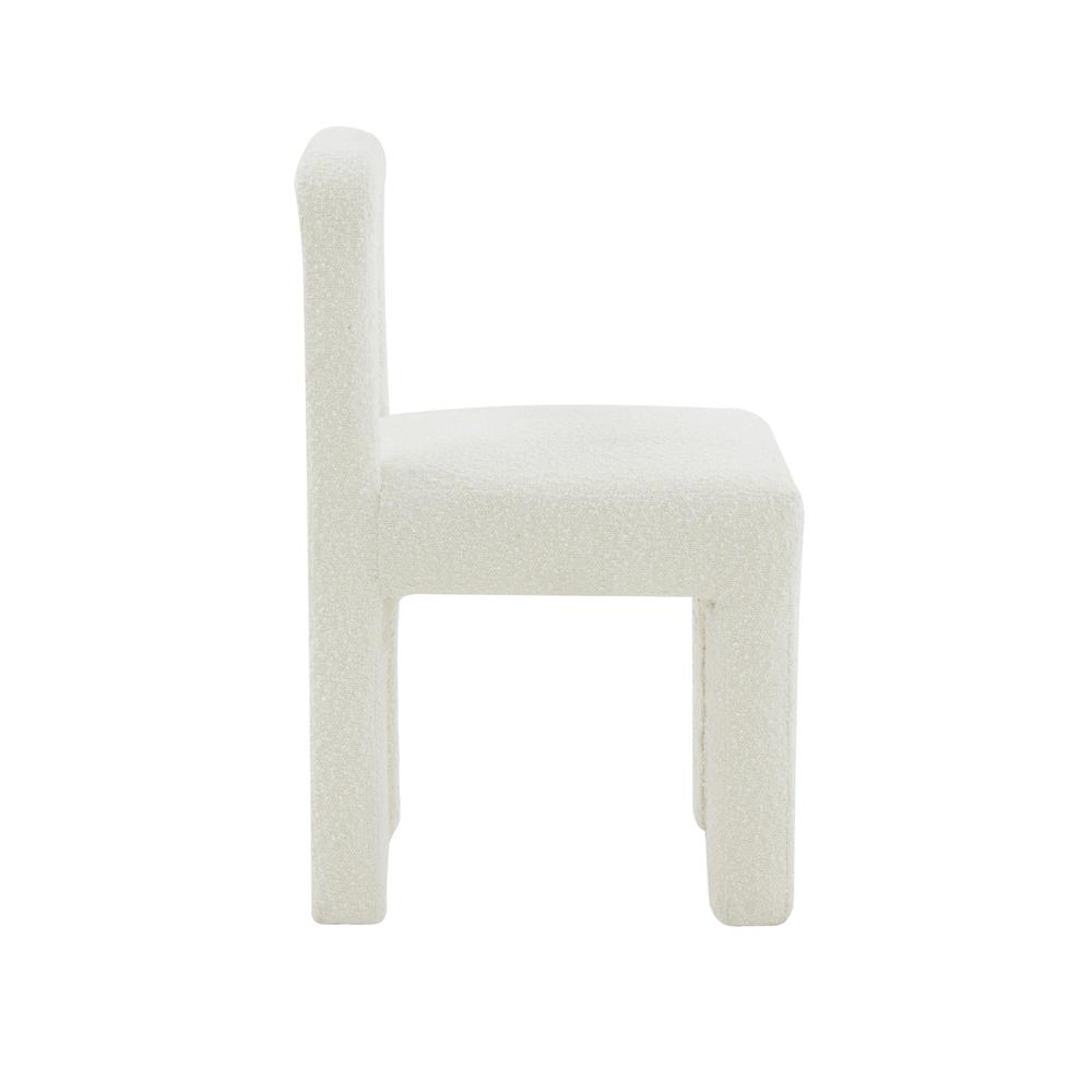 Hazel Cream Boucle Dining Chair. Picture 5
