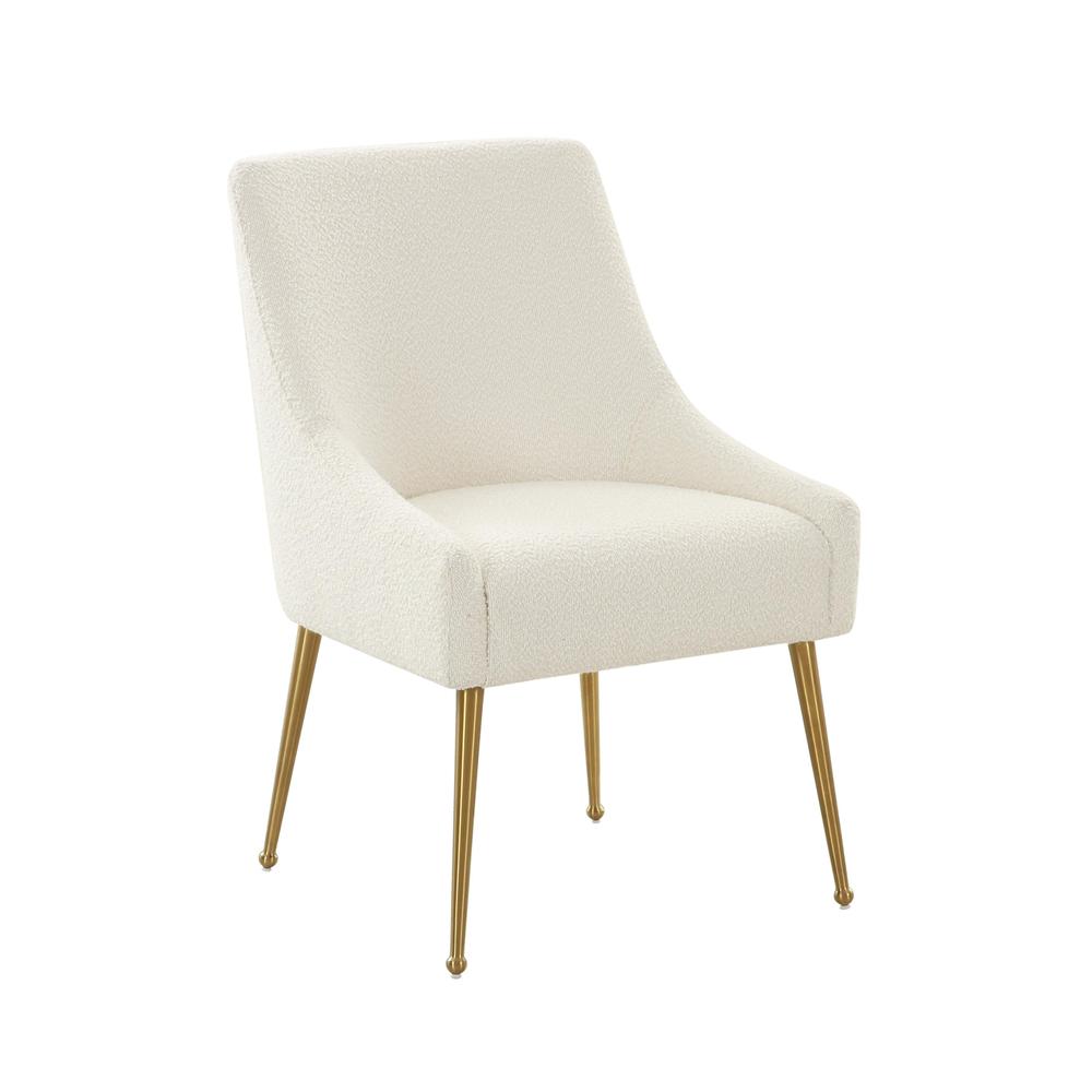 Cream Boucle Side Chair, Belen Kox. Picture 1