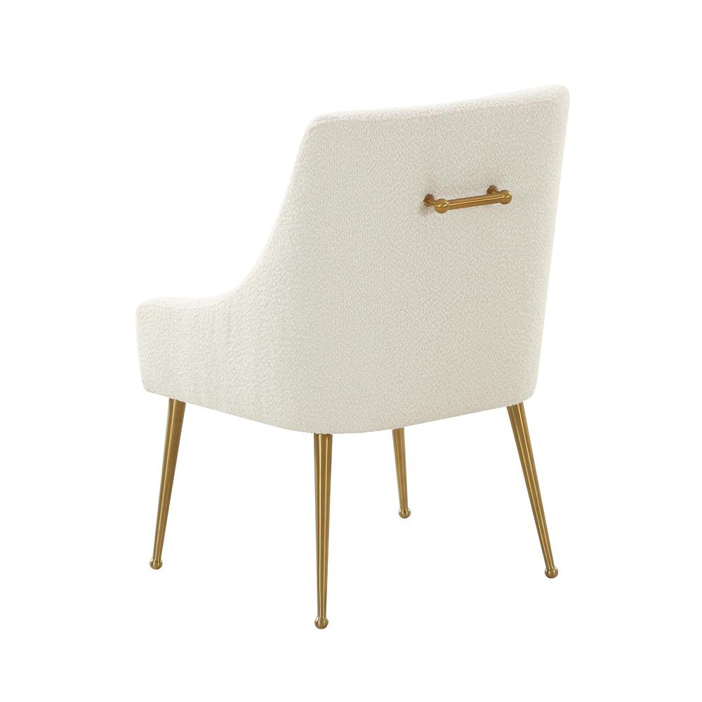 Cream Boucle Side Chair, Belen Kox. Picture 3