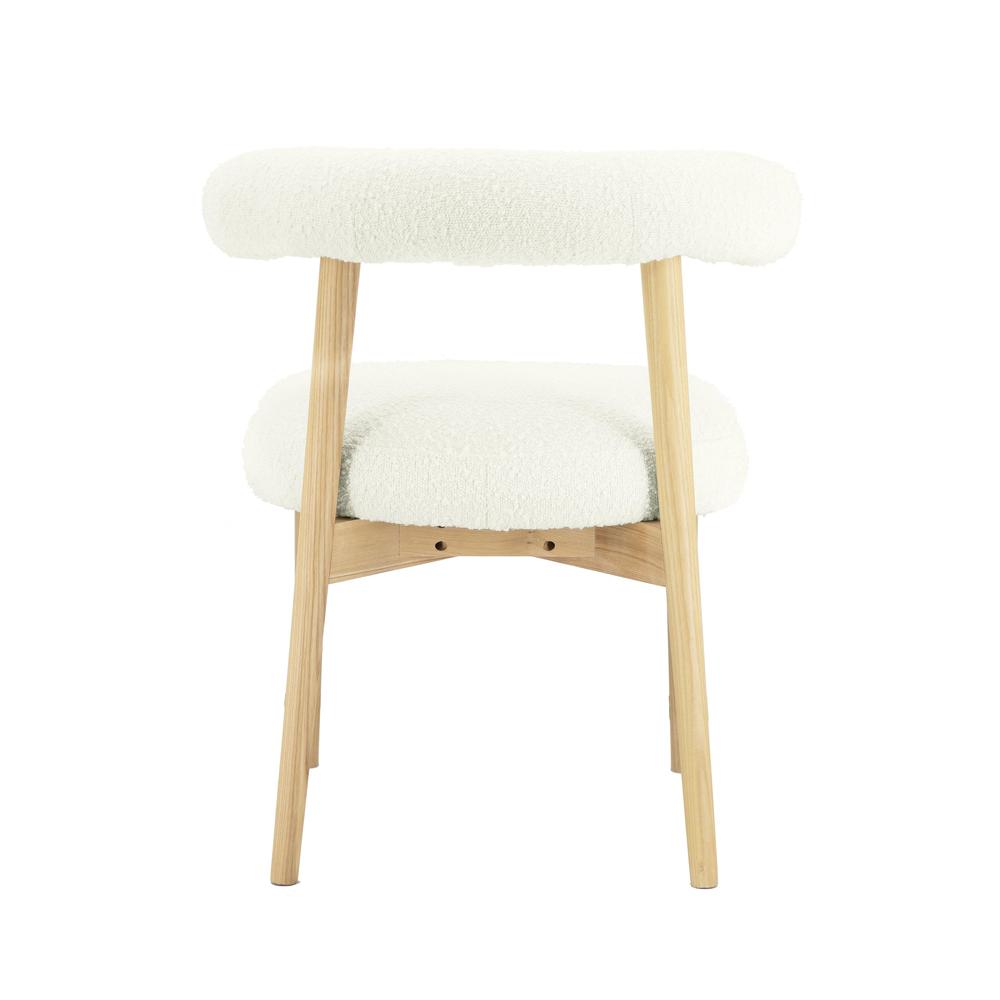 Spara Cream Boucle Side Chair. Picture 3
