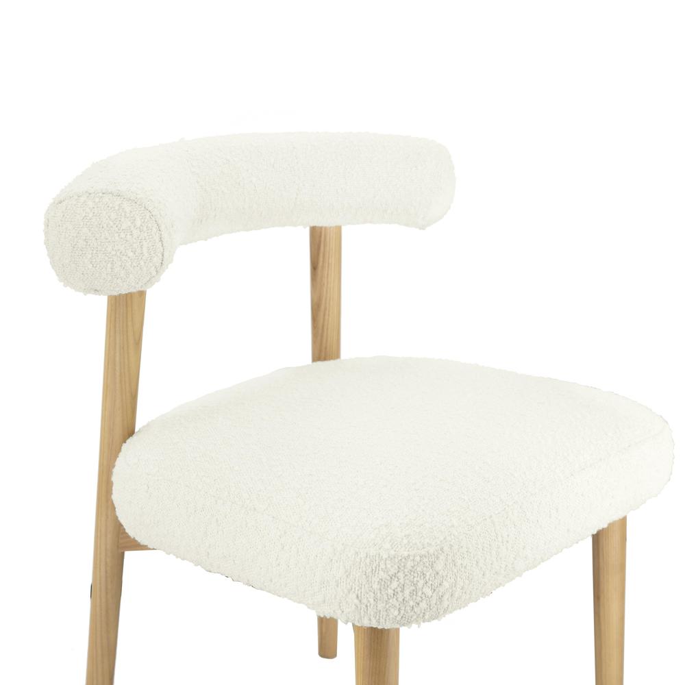 Spara Cream Boucle Side Chair. Picture 4