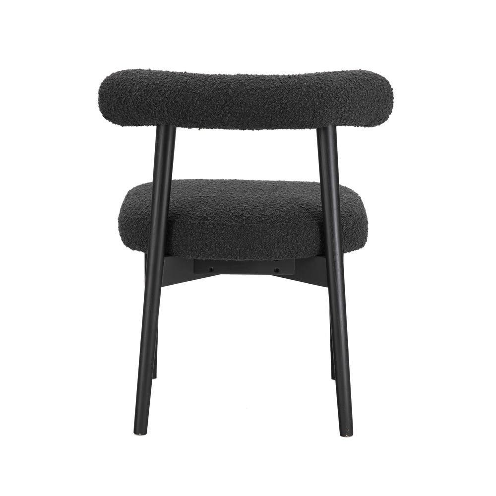 Spara Black Boucle Side Chair. Picture 3