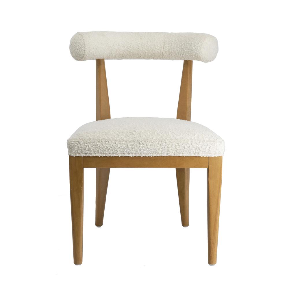 Palla Cream Boucle Dining Chair. Picture 2