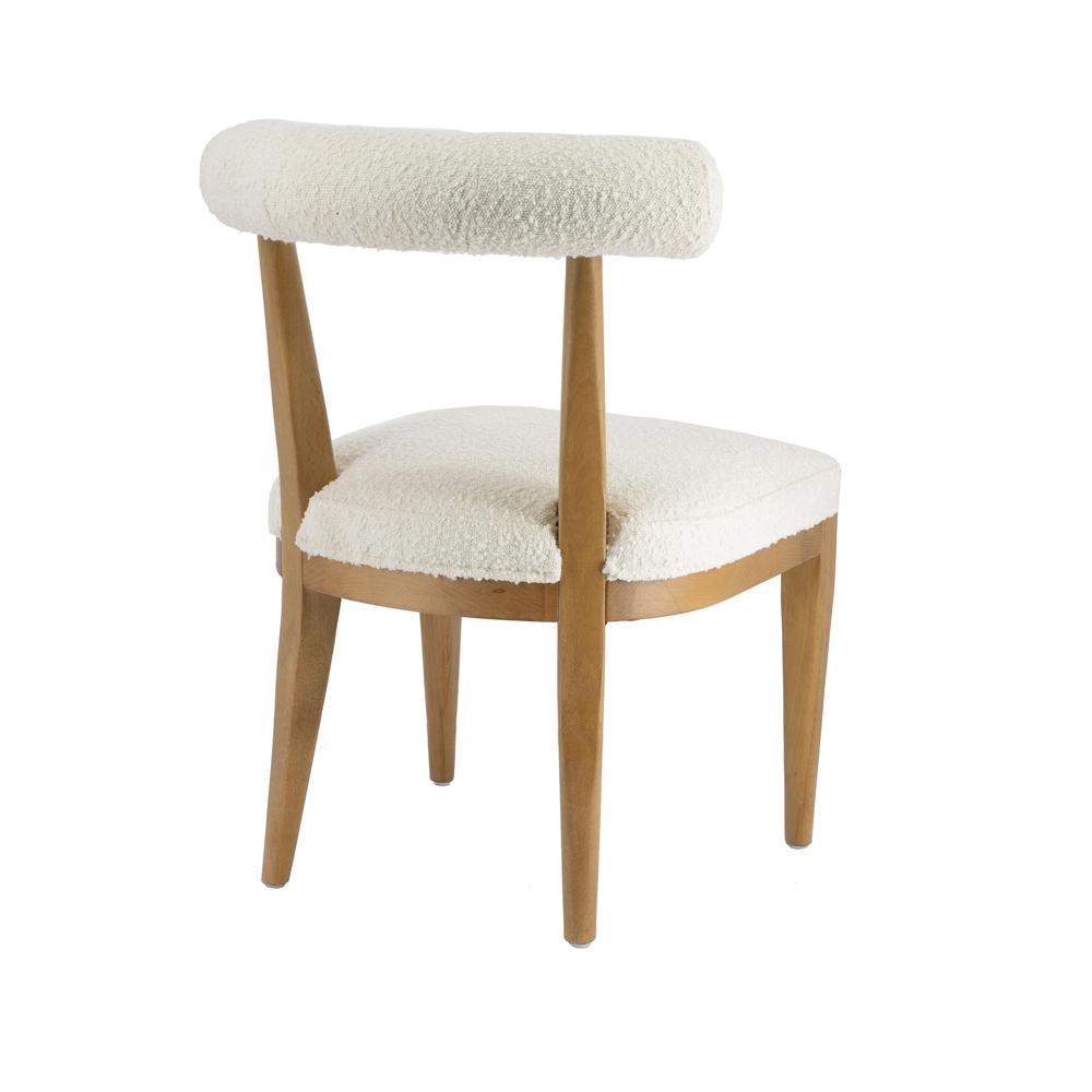 Palla Cream Boucle Dining Chair. Picture 4