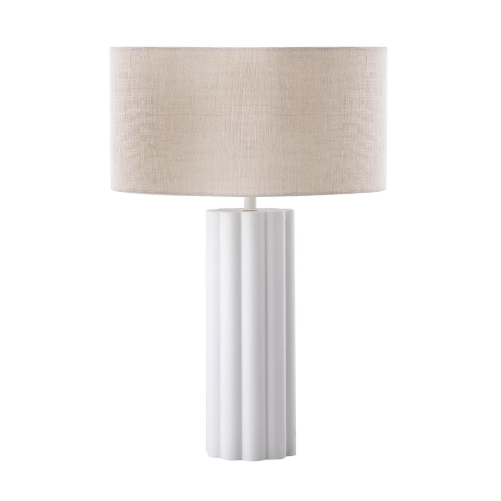 Latur Cream Table Lamp. Picture 1