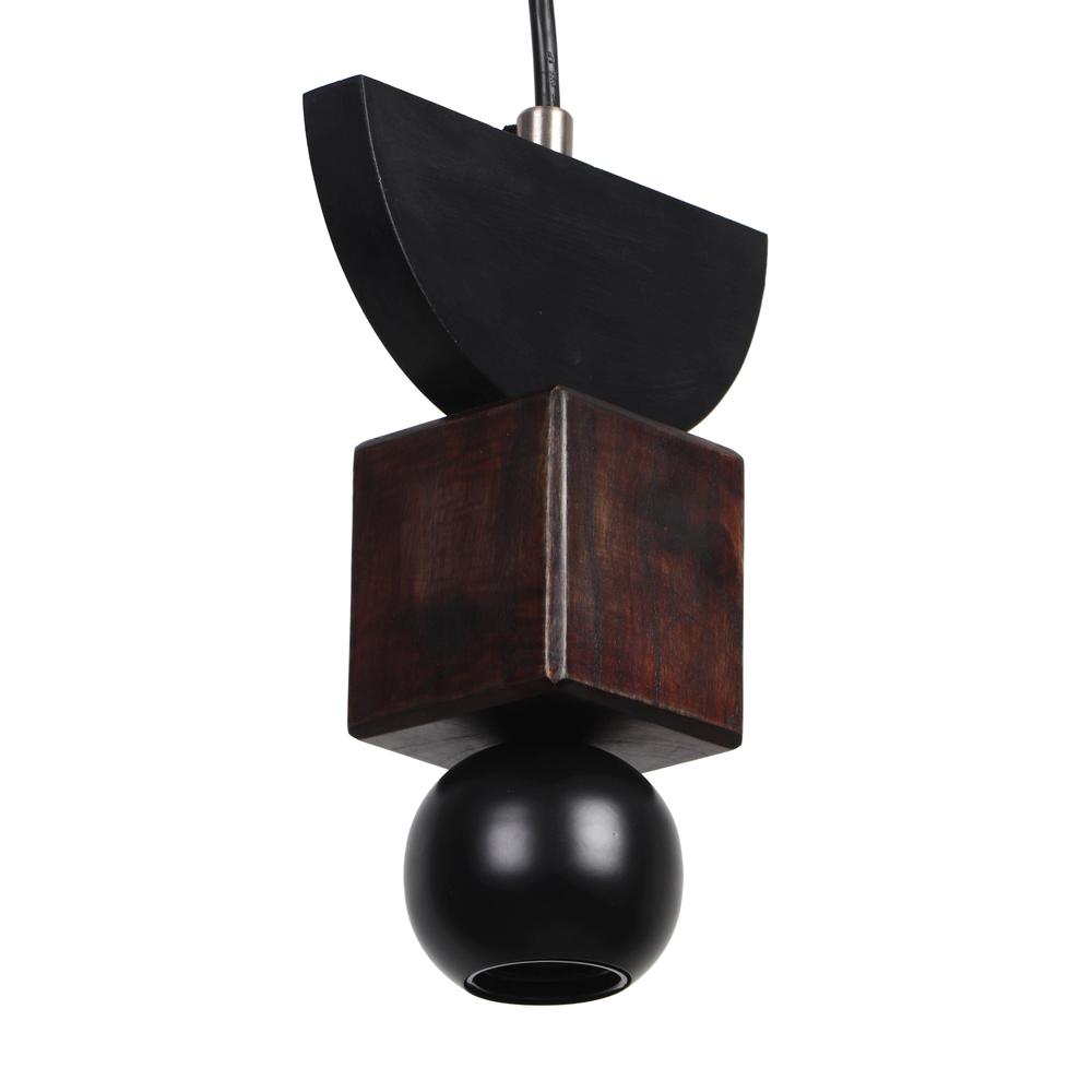 Taga Large Wooden Pendant Lamp. Picture 3