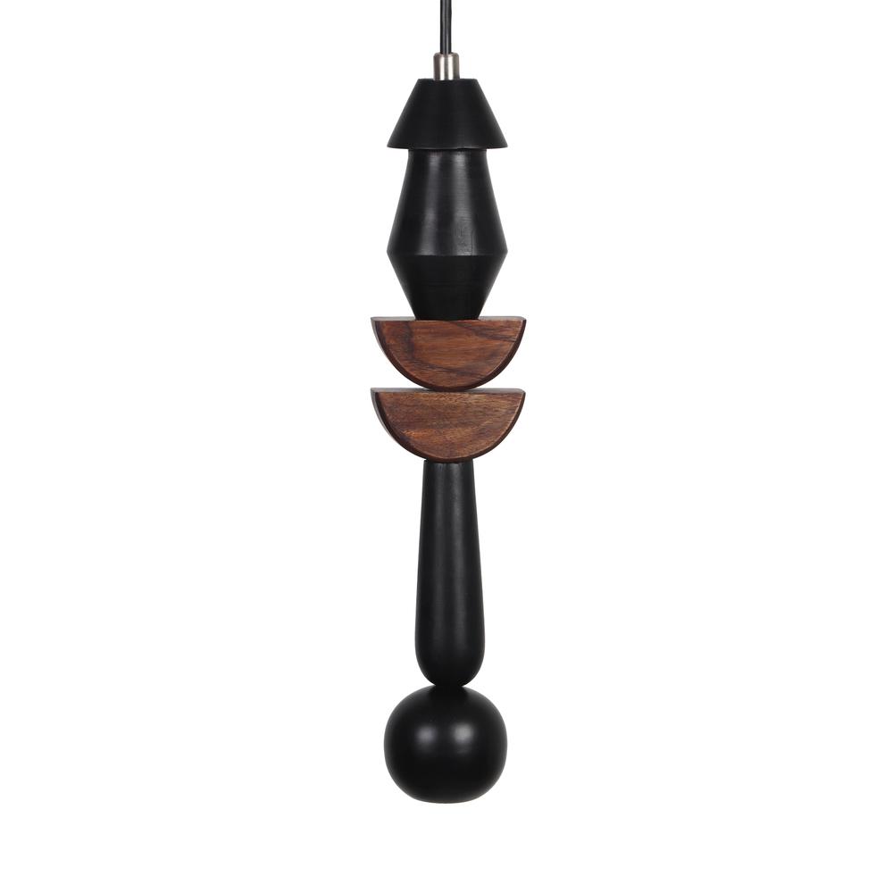 Natural Wood Modern Mini Pendant Lamp, Belen Kox. Picture 2