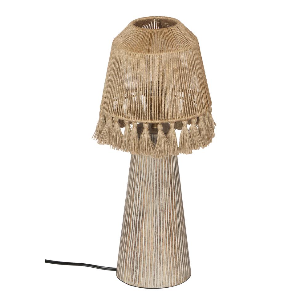 Natural Jute and Wood Table Lamp, Belen Kox. Picture 2