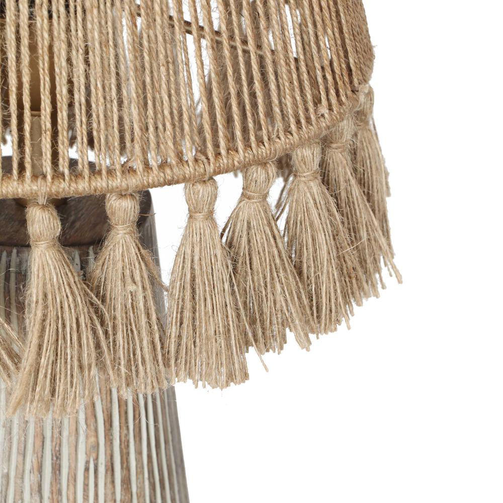 Natural Jute and Wood Table Lamp, Belen Kox. Picture 3
