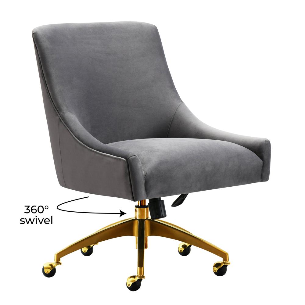 Beatrix Grey Office Swivel Chair. Picture 8