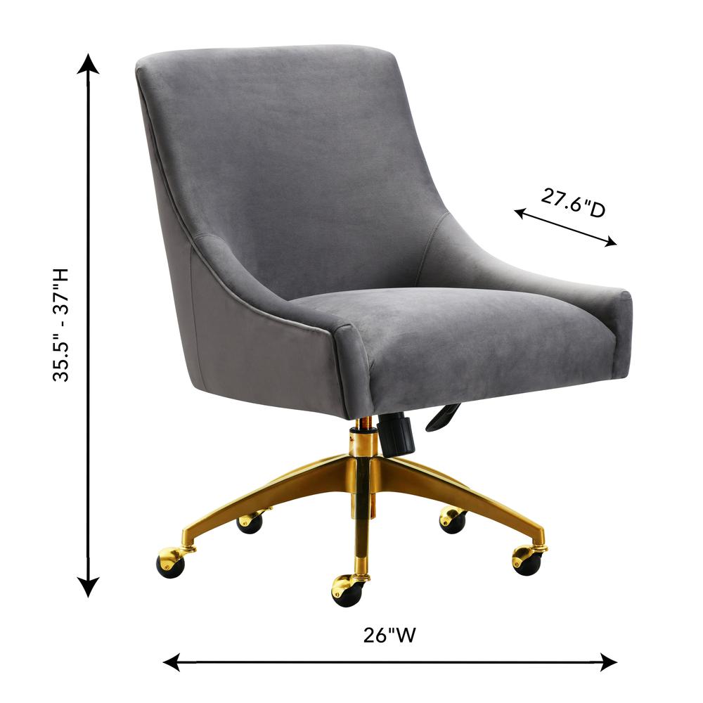 Beatrix Grey Office Swivel Chair. Picture 7