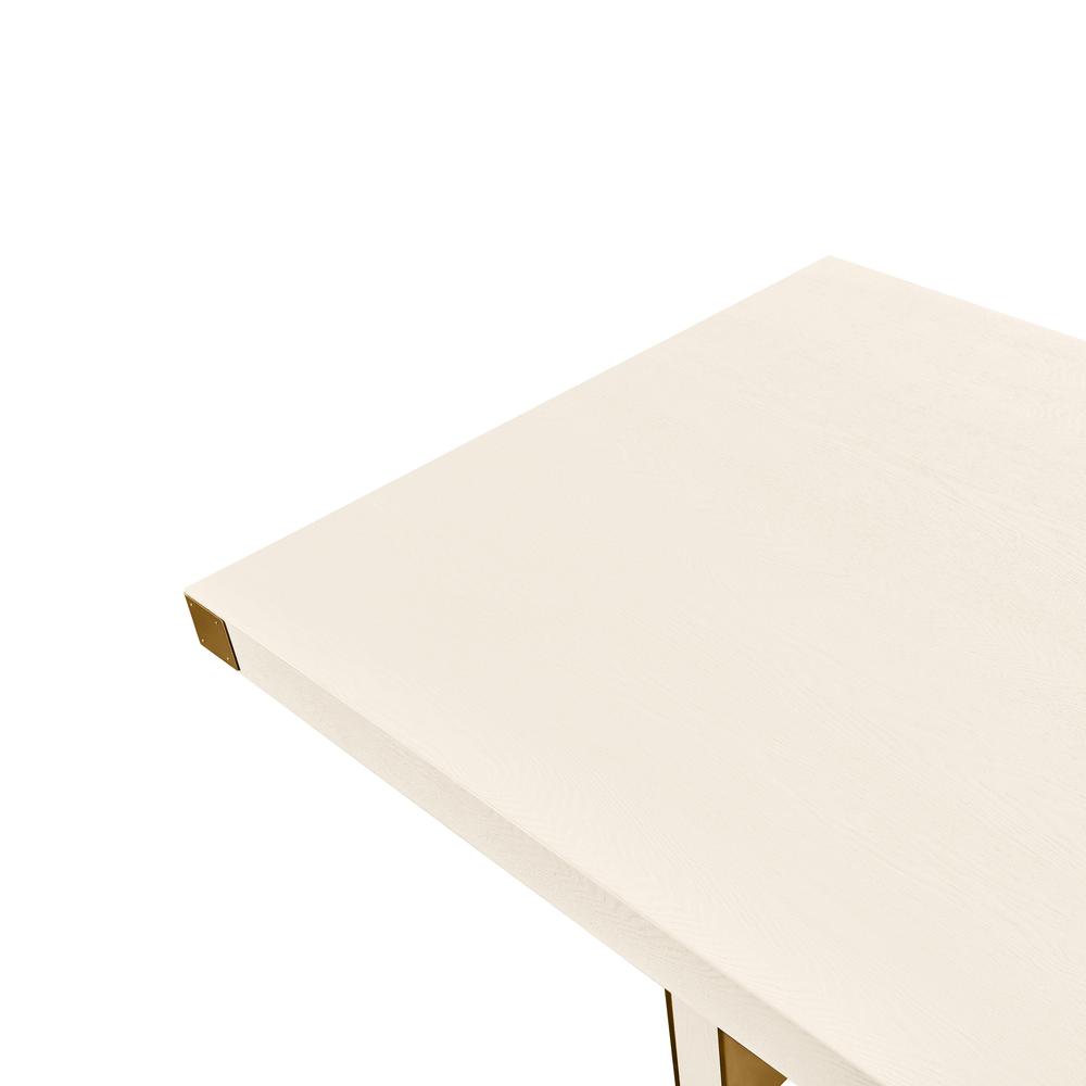 Selena Cream Ash Dining Table. Picture 3