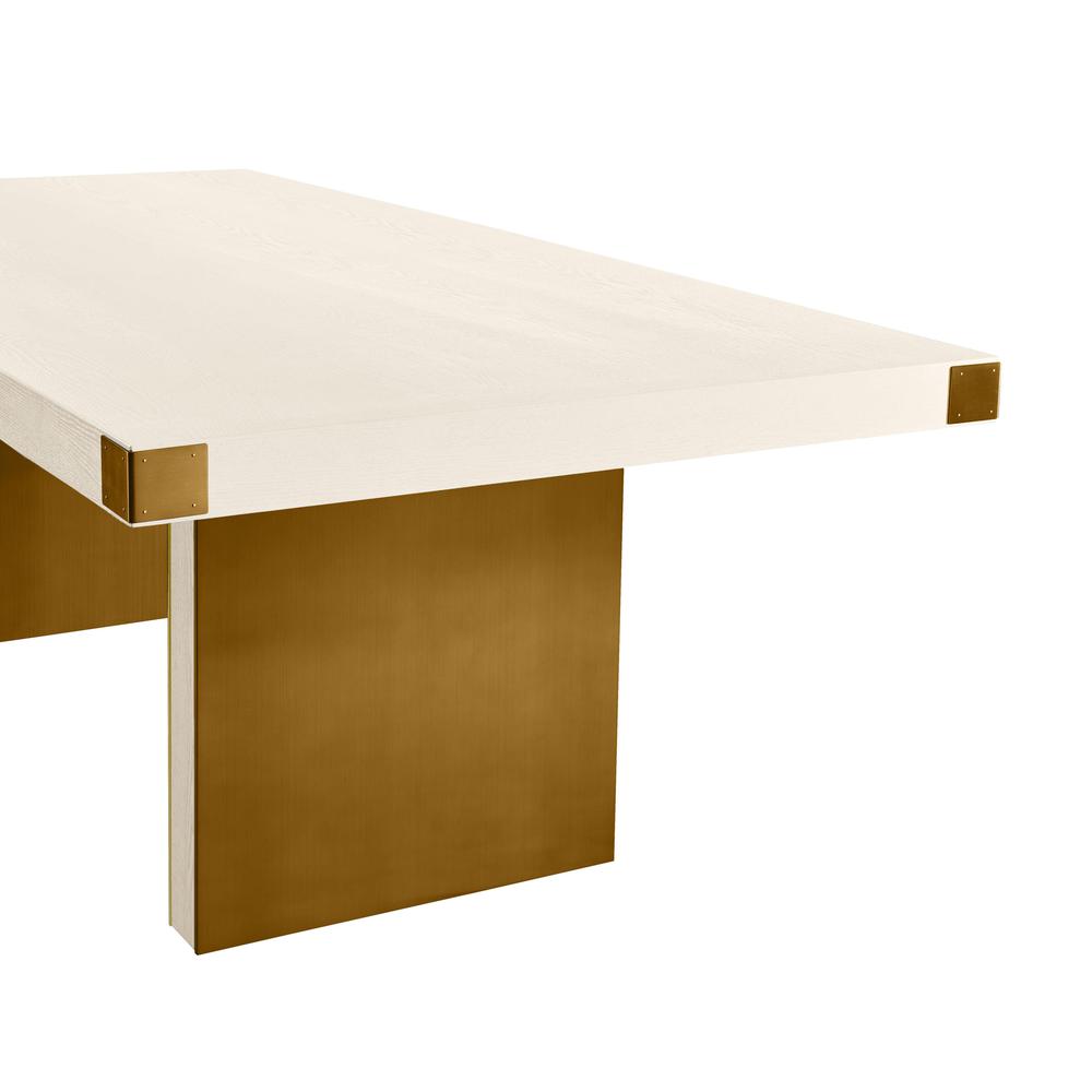 Selena Cream Ash Dining Table. Picture 7