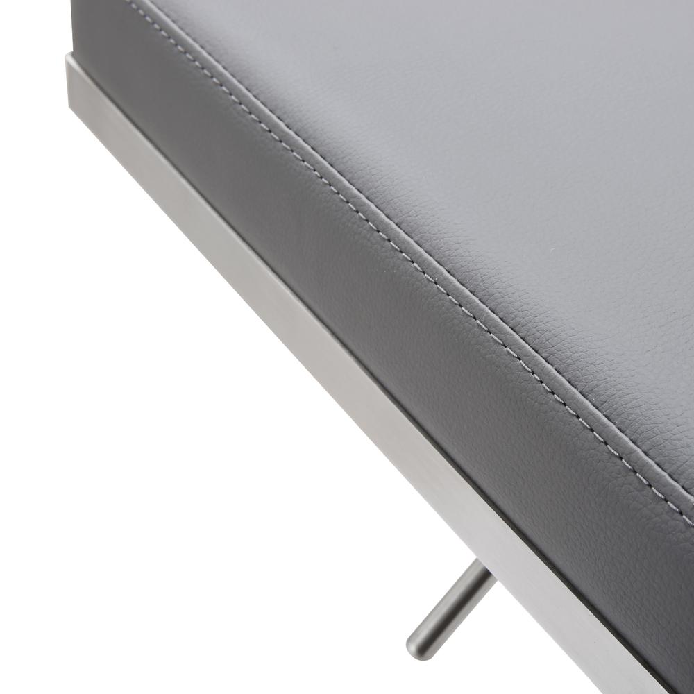 Bari Grey Steel Adjustable Barstool. Picture 6