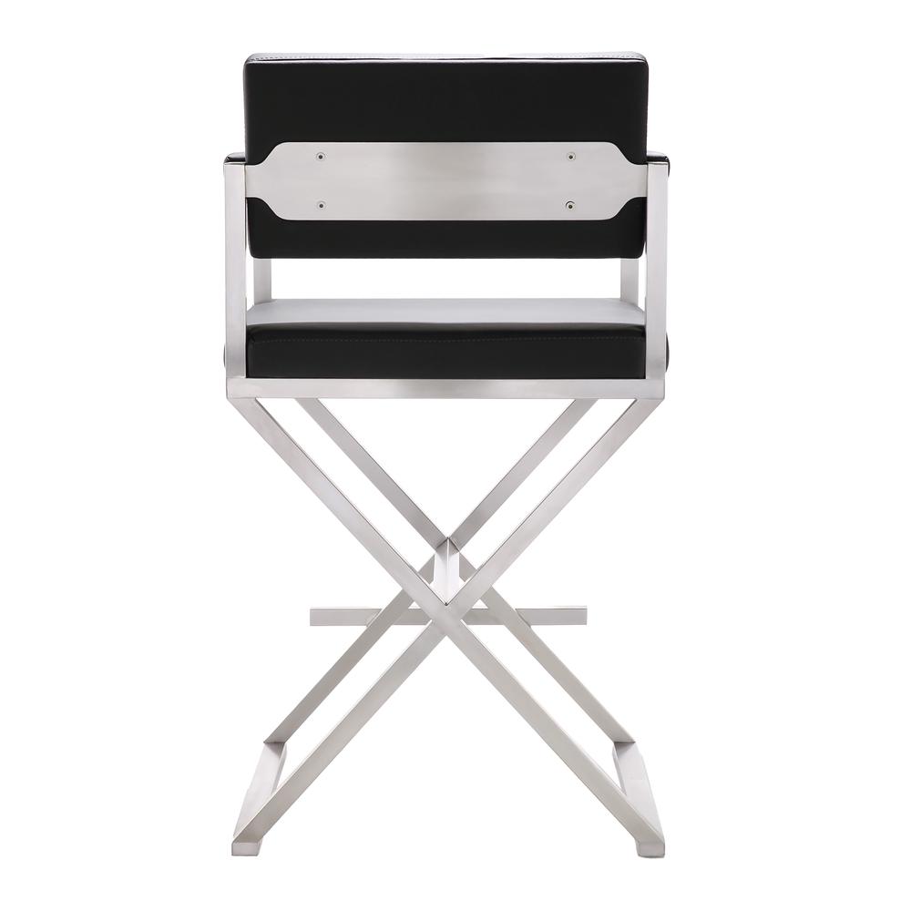 Director Black Steel Counter Stool. Picture 5