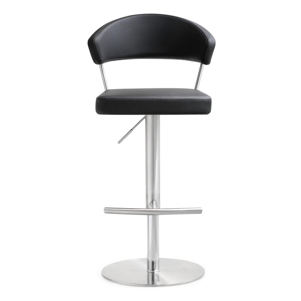 Cosmo Black Steel Barstool. Picture 2