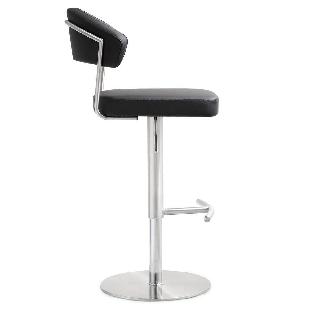 Cosmo Black Steel Barstool. Picture 3