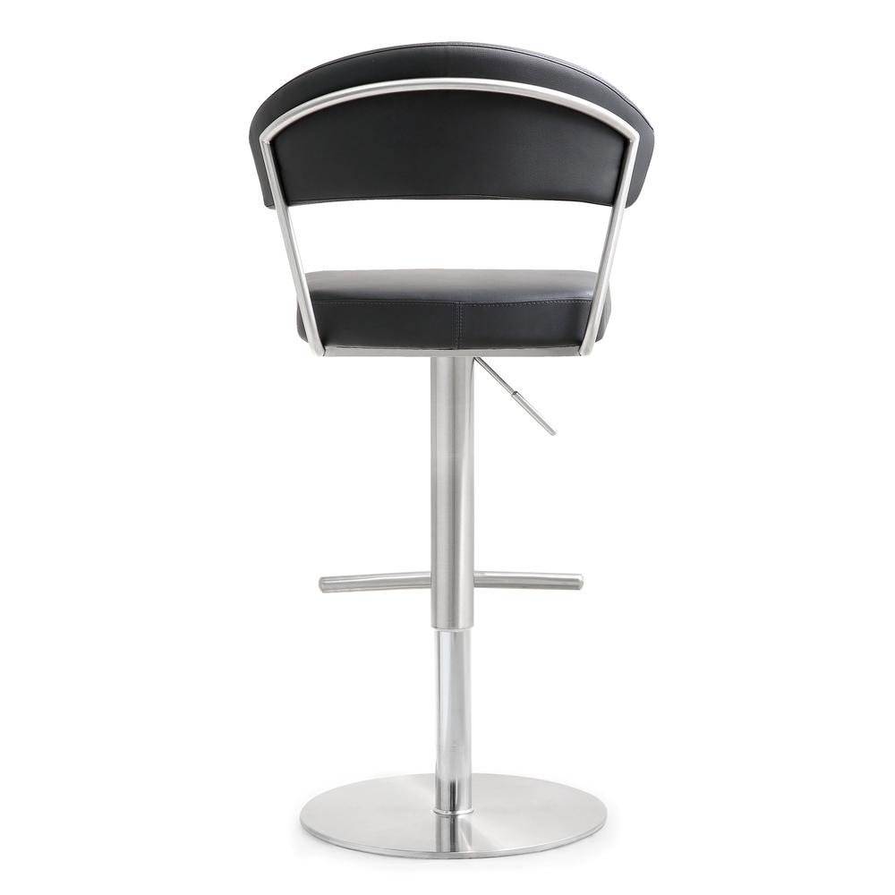 Cosmo Black Steel Barstool. Picture 4