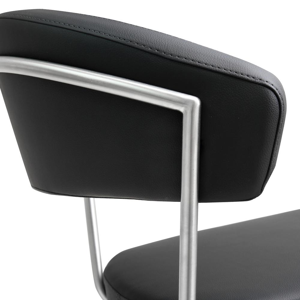Cosmo Black Steel Barstool. Picture 5