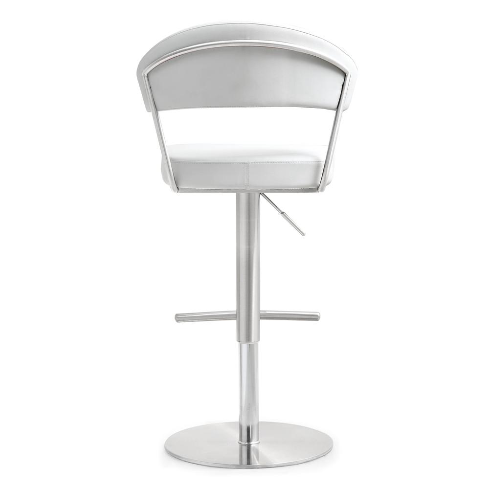 Cosmo White Steel Barstool. Picture 5