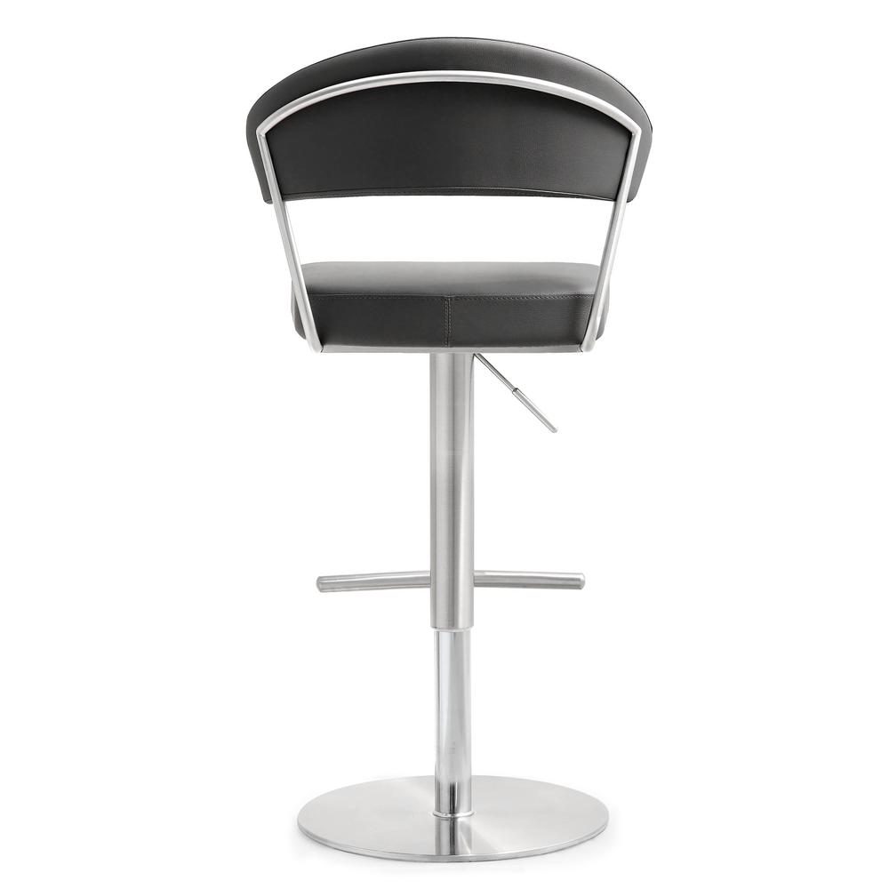 Cosmo Grey Steel Barstool. Picture 5