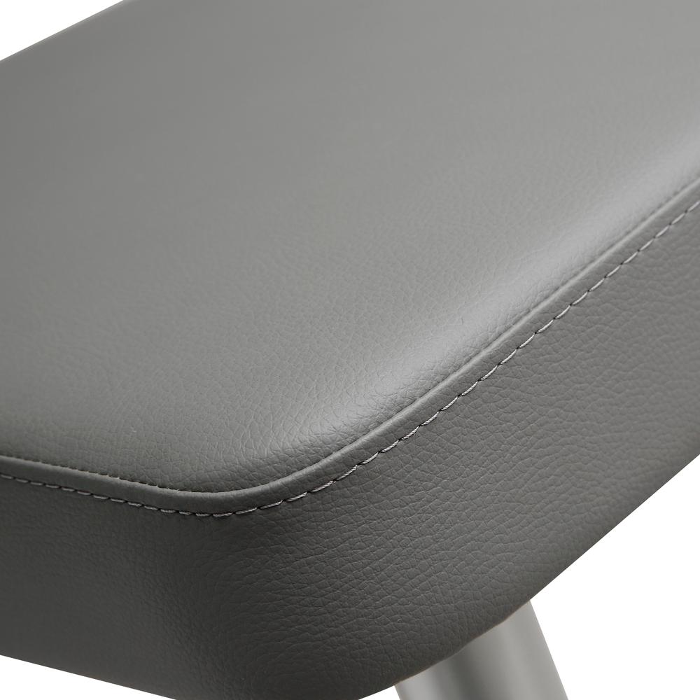 Cosmo Grey Steel Barstool. Picture 7