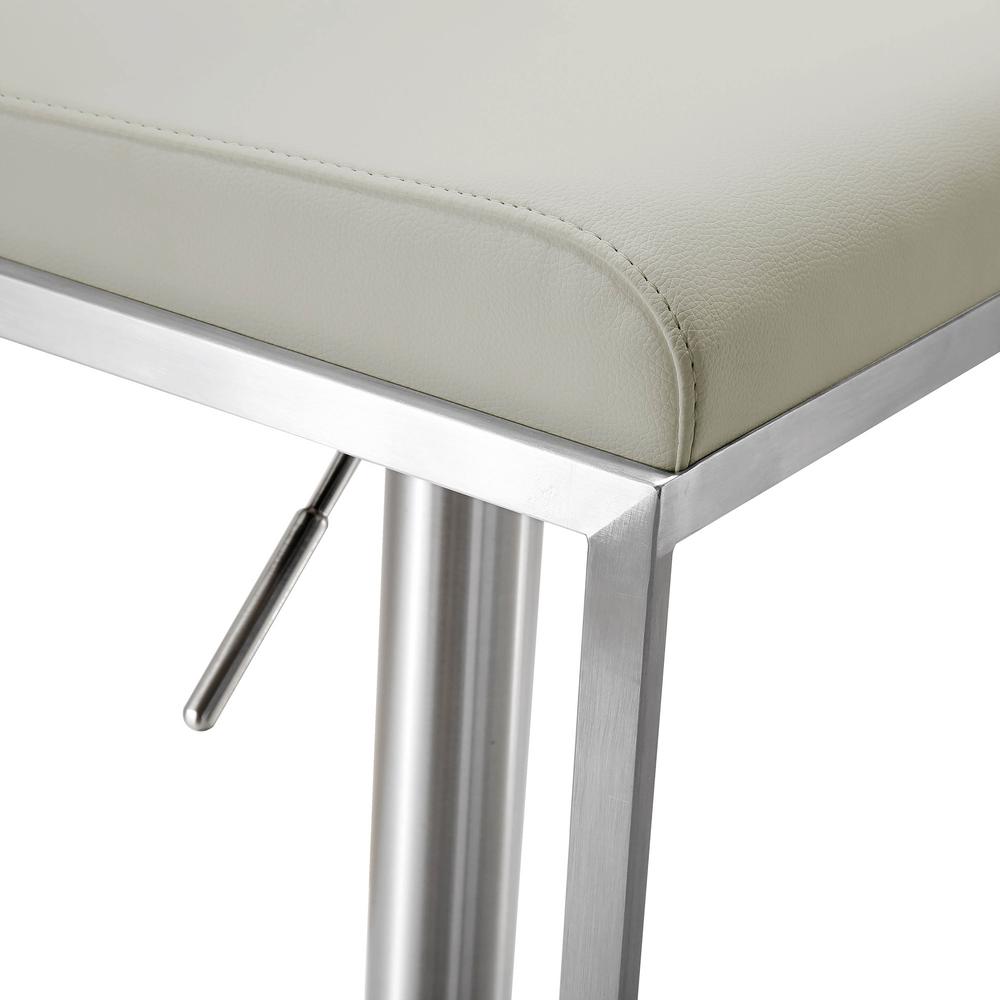 Amalfi Light Grey Steel Adjustable Barstool. Picture 5