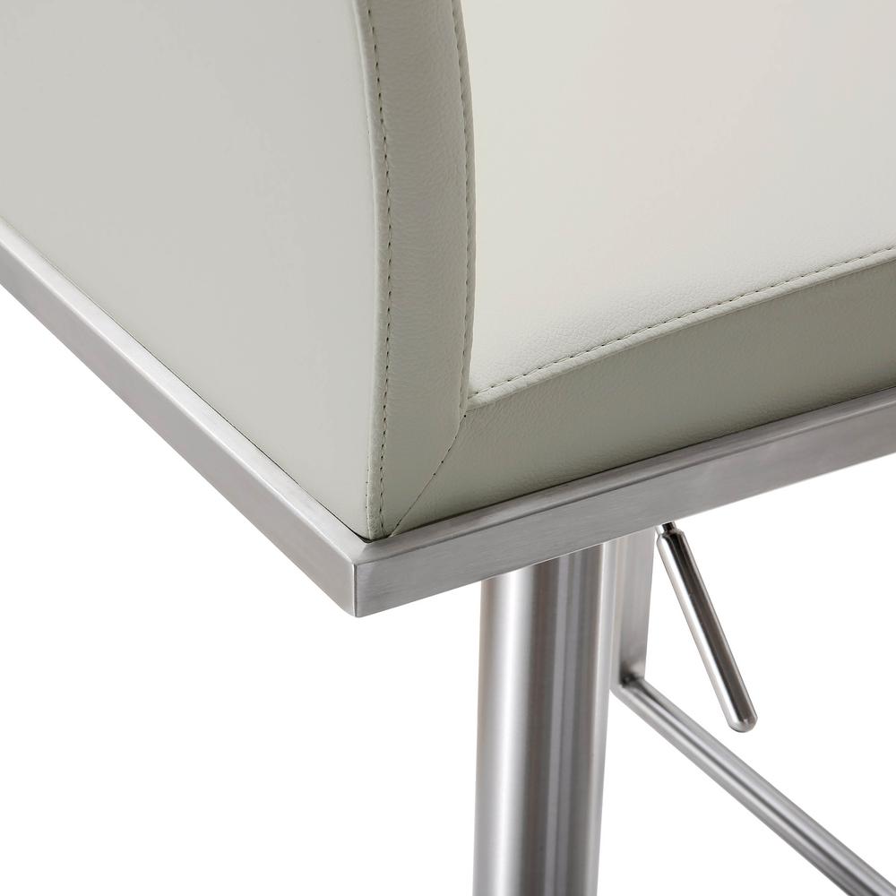 Amalfi Light Grey Steel Adjustable Barstool. Picture 6