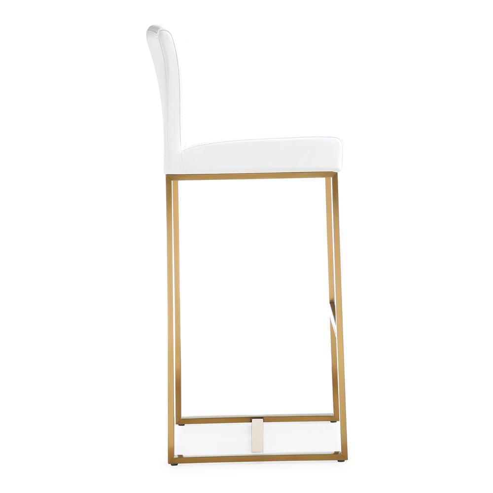 Contemporary Gold Steel Counter Stool, Belen Kox. Picture 3