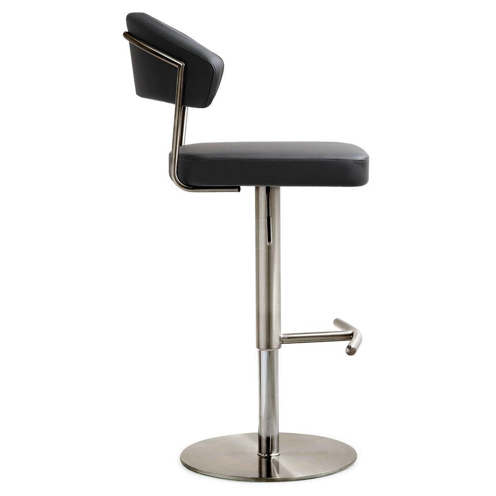 Cosmo Black on Black Steel Barstool. Picture 6