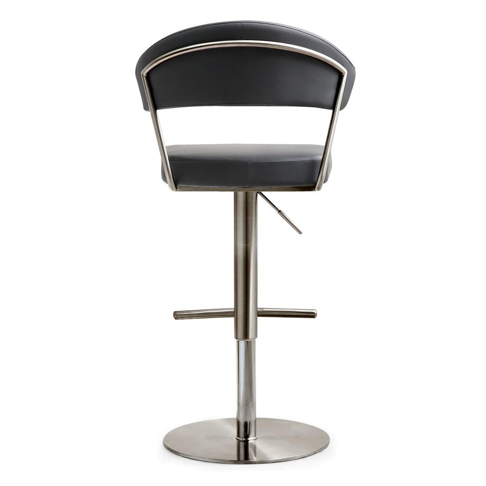 Cosmo Black on Black Steel Barstool. Picture 3