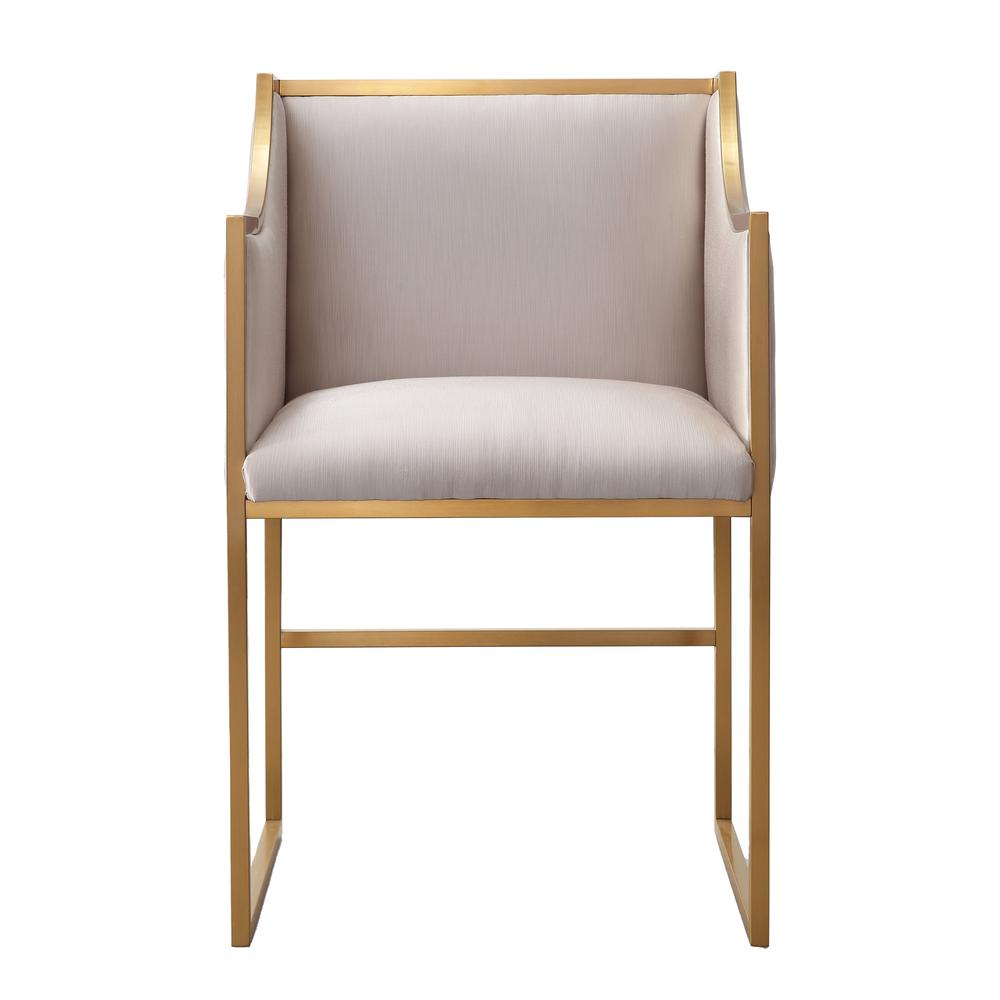 Versatile Cream Velvet Gold Chair, Belen Kox. Picture 2