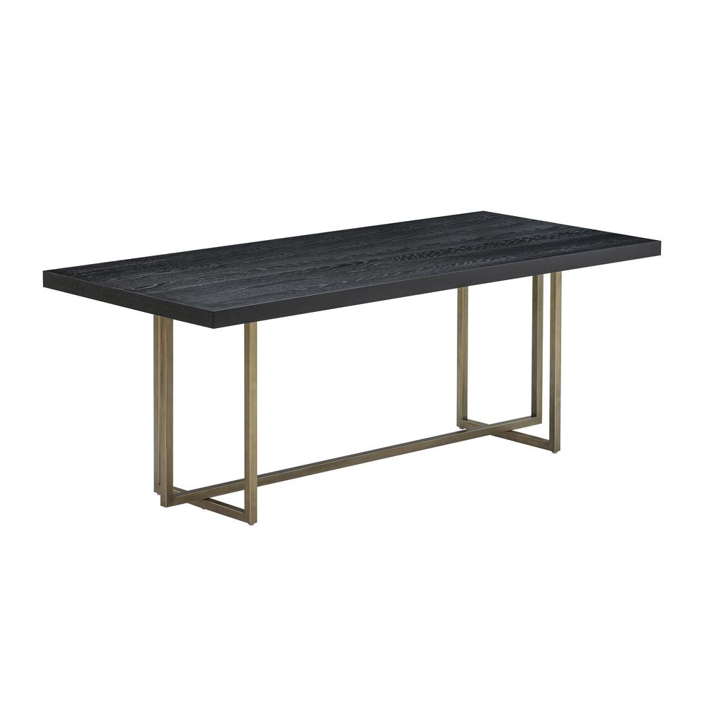 Mason Black 79" Dining Table. Picture 8