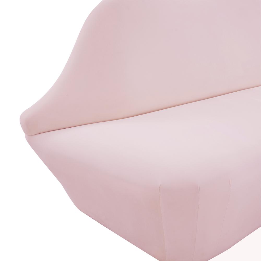 Lips Blush Velvet Settee. Picture 5