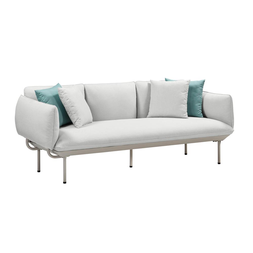 Katti Light Grey Outdoor Sofa. Picture 1