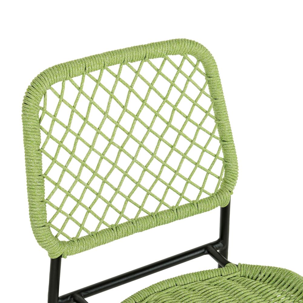 Lucy Green Dyed Cord Outdoor Counter Stool. Picture 4