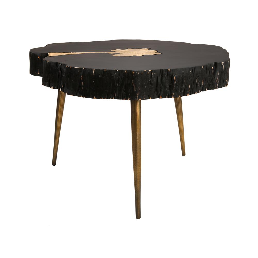 Timber Black and Brass Coffee Table. Picture 2