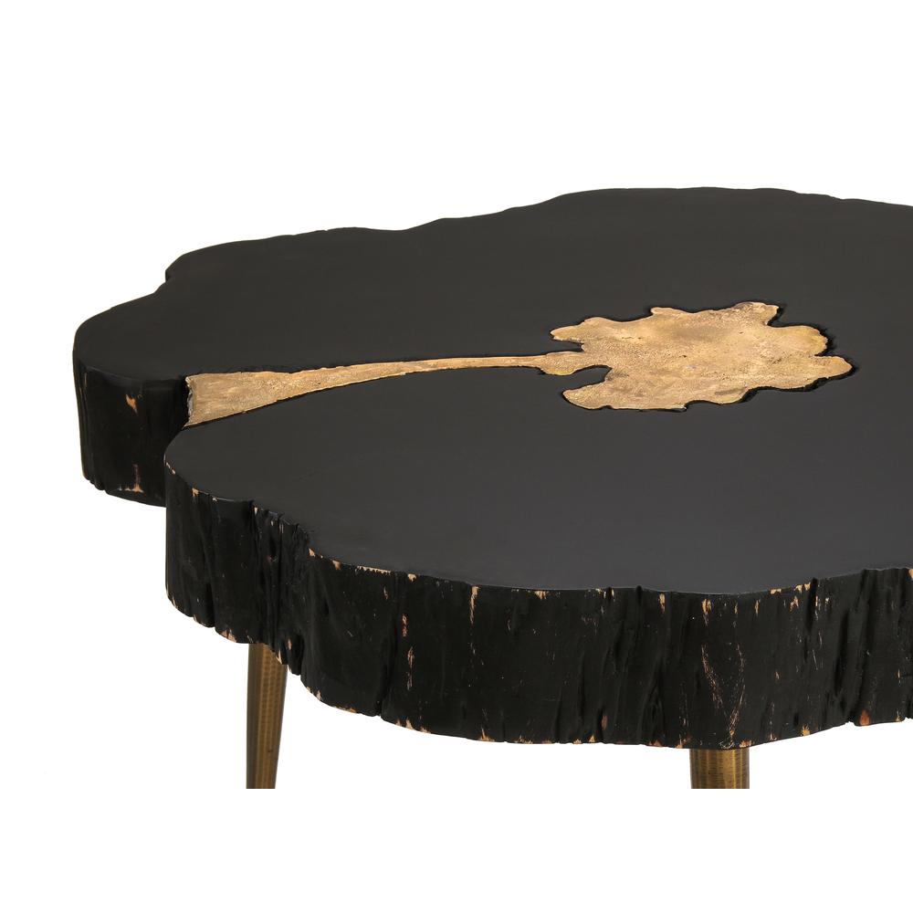 Timber Black and Brass Coffee Table. Picture 3