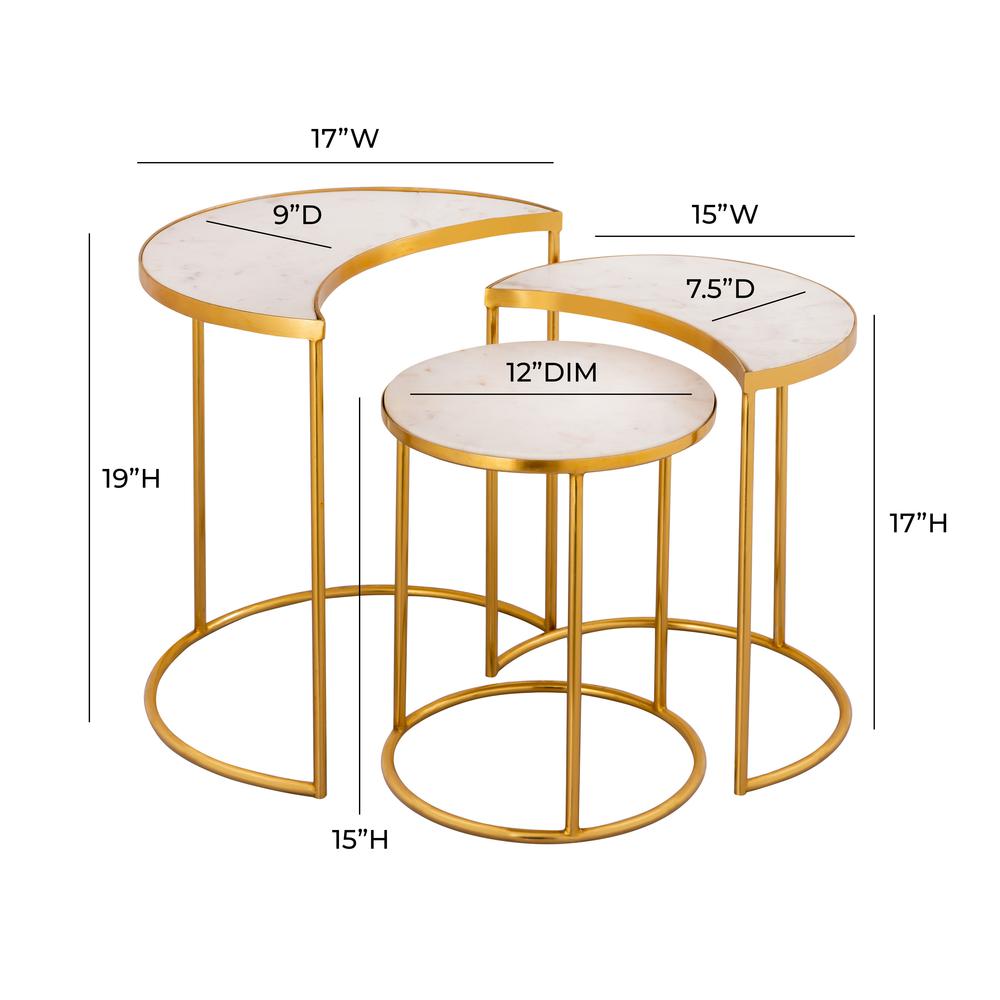 Crescent Nesting Tables. Picture 15